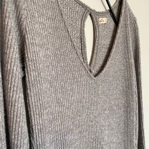 Women’s Hollister Long Sleeve Sweater Dress, Grey Color, Size Medium